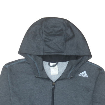 Mens UK Size S adidas Grey Full Zip Hoodie