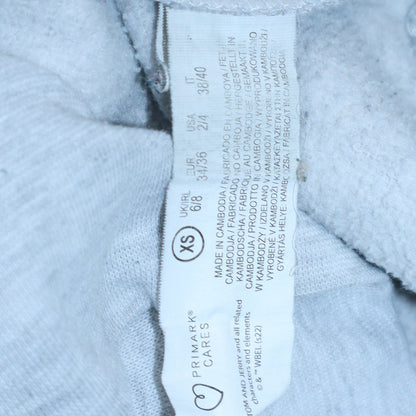 Womens UK Size XS Primark Grey Pullover Sweatshirt