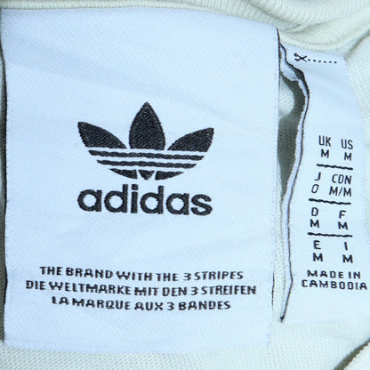 Adidas Men's White Short Sleeve Crew Neck Sports T-Shirt M