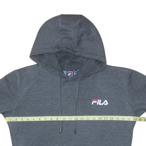 Mens UK Size S FILA Grey Pullover Hoodie