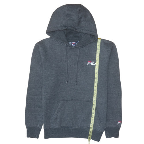 Mens UK Size S FILA Grey Pullover Hoodie