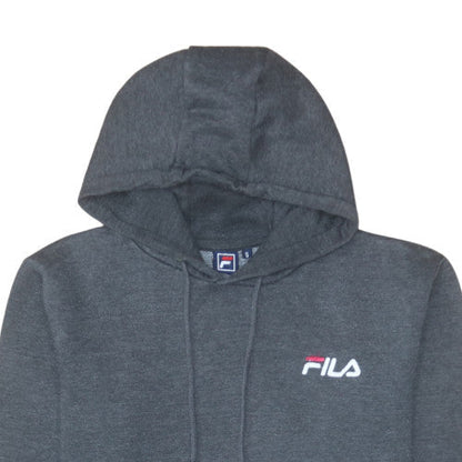 Mens UK Size S FILA Grey Pullover Hoodie