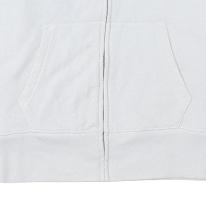 Womens UK Size XS Gap White Full Zip Hoodie