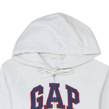 Womens UK Size XS Gap White Full Zip Hoodie