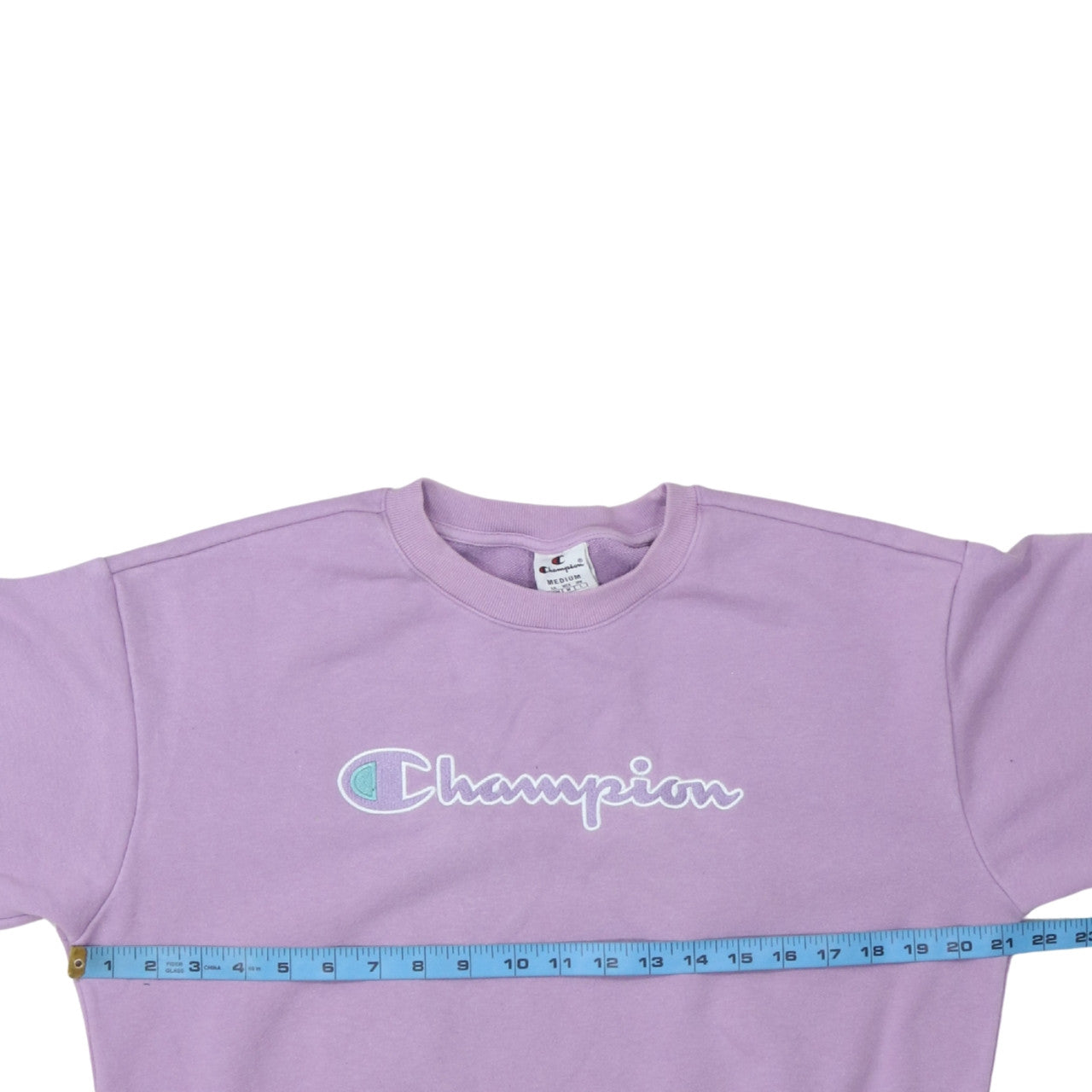 Womens UK Size M Champion Purple Pullover Sweatshirt