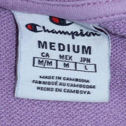 Womens UK Size M Champion Purple Pullover Sweatshirt
