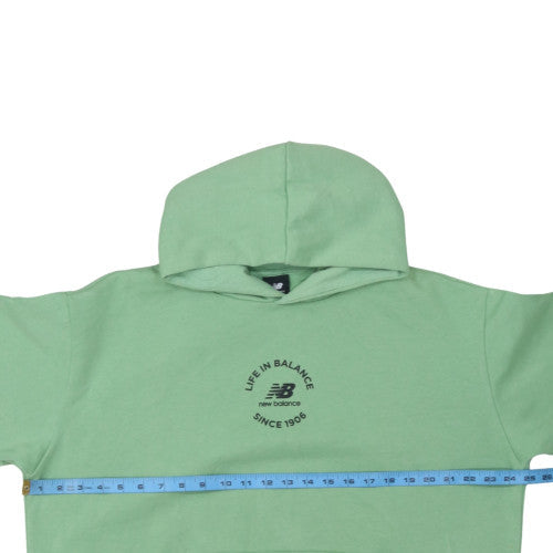 Mens UK Size M New Balance Green Pullover Hoodie