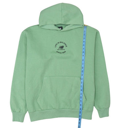 Mens UK Size M New Balance Green Pullover Hoodie