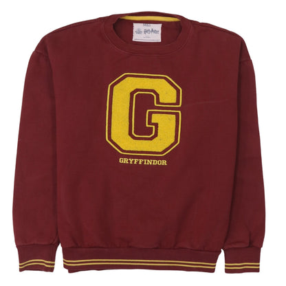 Marks and Spencer Girls Burgundy Gryffindor Sweatshirt 13-14 Years Pullover Cotton Blend