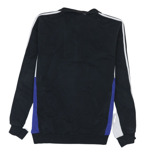 Mens UK Size S adidas Black Henley Sweatshirt