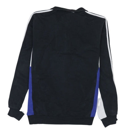 Mens UK Size S adidas Black Henley Sweatshirt