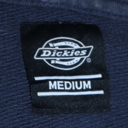 Mens UK Size M Dickies Blue Pullover Hoodie