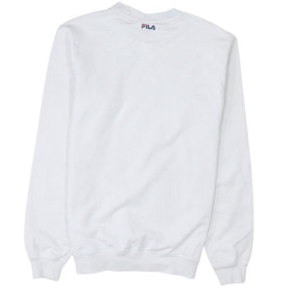 Womens UK Size XS FILA White Pullover Sweatshirt