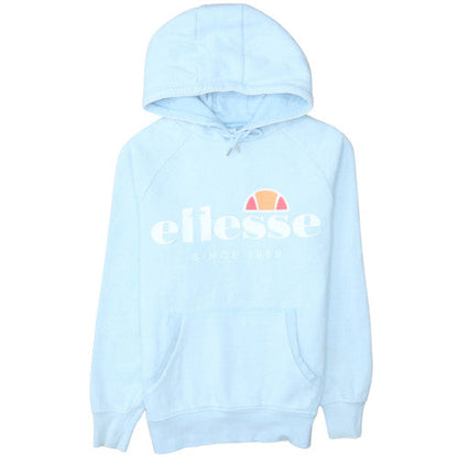 Womens UK Size XS ellesse Blue Pullover Hoodie