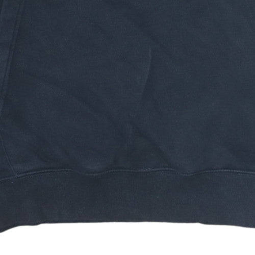 Mens UK Size M Nike Black 1/2 Zip Hoodie
