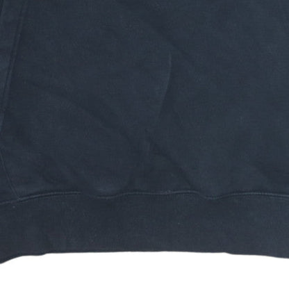 Mens UK Size M Nike Black 1/2 Zip Hoodie