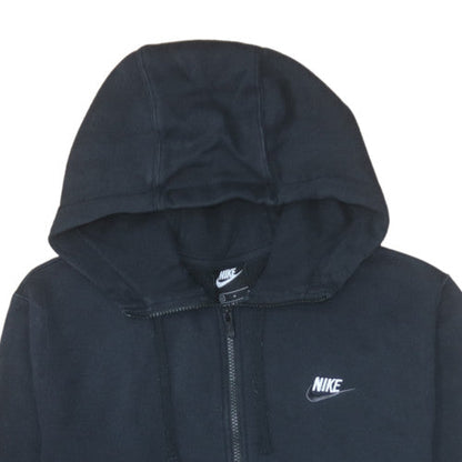 Mens UK Size M Nike Black 1/2 Zip Hoodie