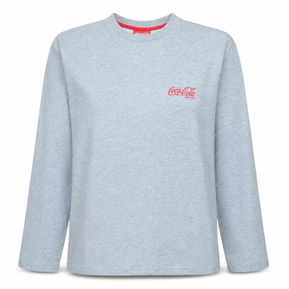 Womens UK Size XL Coca-Cola Grey Pullover Sweatshirt
