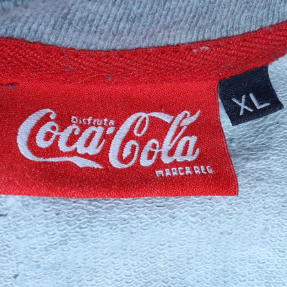 Womens UK Size XL Coca-Cola Grey Pullover Sweatshirt