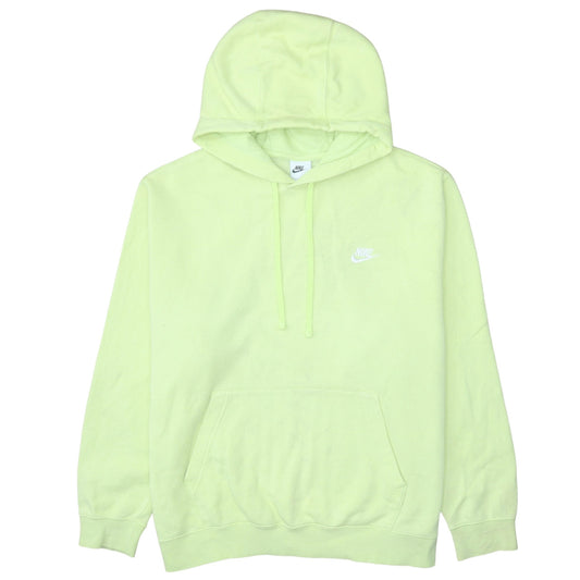 Mens UK Size XL Nike Yellow Pullover Hoodie
