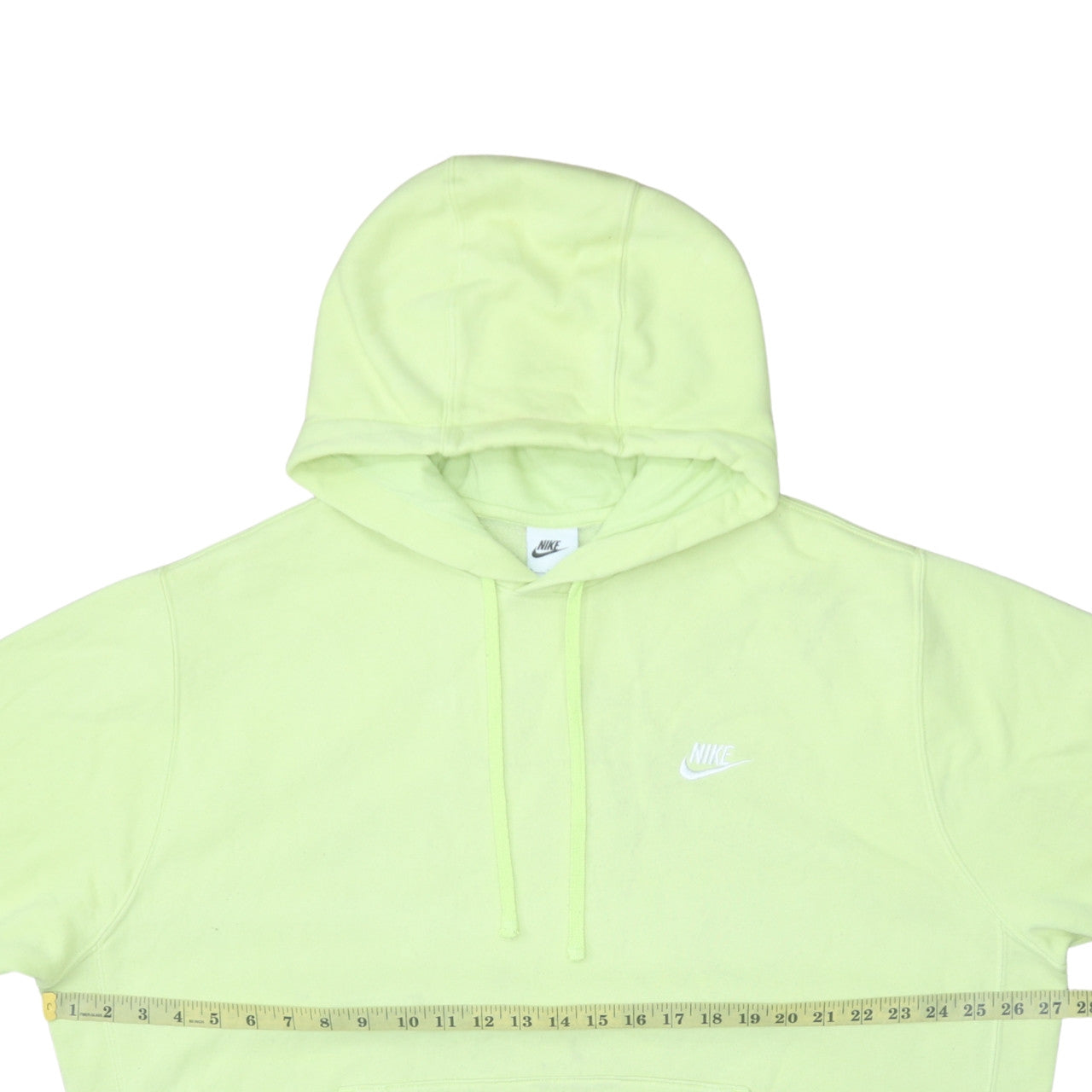 Mens UK Size XL Nike Yellow Pullover Hoodie