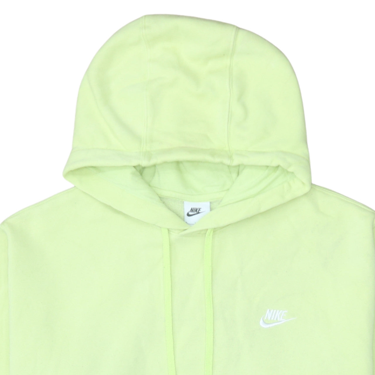 Mens UK Size XL Nike Yellow Pullover Hoodie