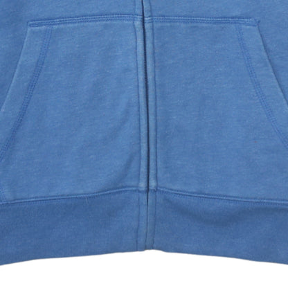 GAP Boys Blue Full Zip Hoodie 14-16 Years Logo Fleece Sweatshirt