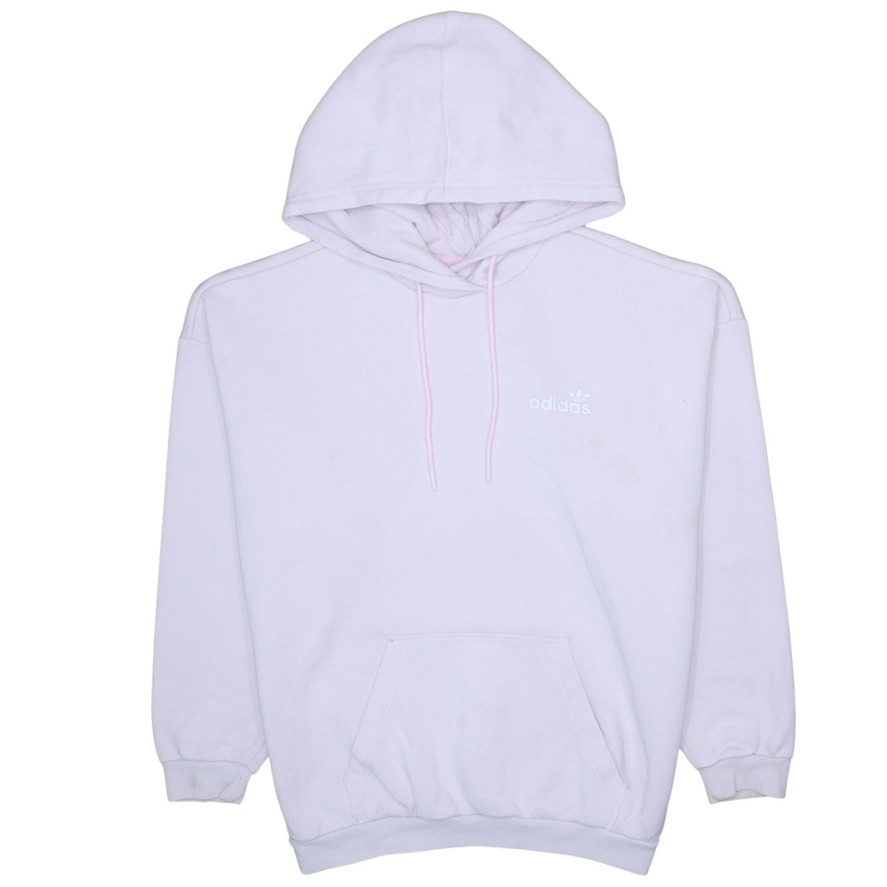Womens UK Size 12 adidas Pink Pullover Hoodie