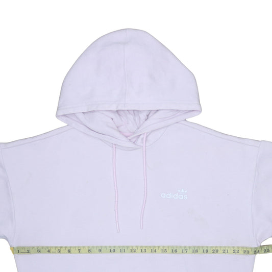 Womens UK Size 12 adidas Pink Pullover Hoodie