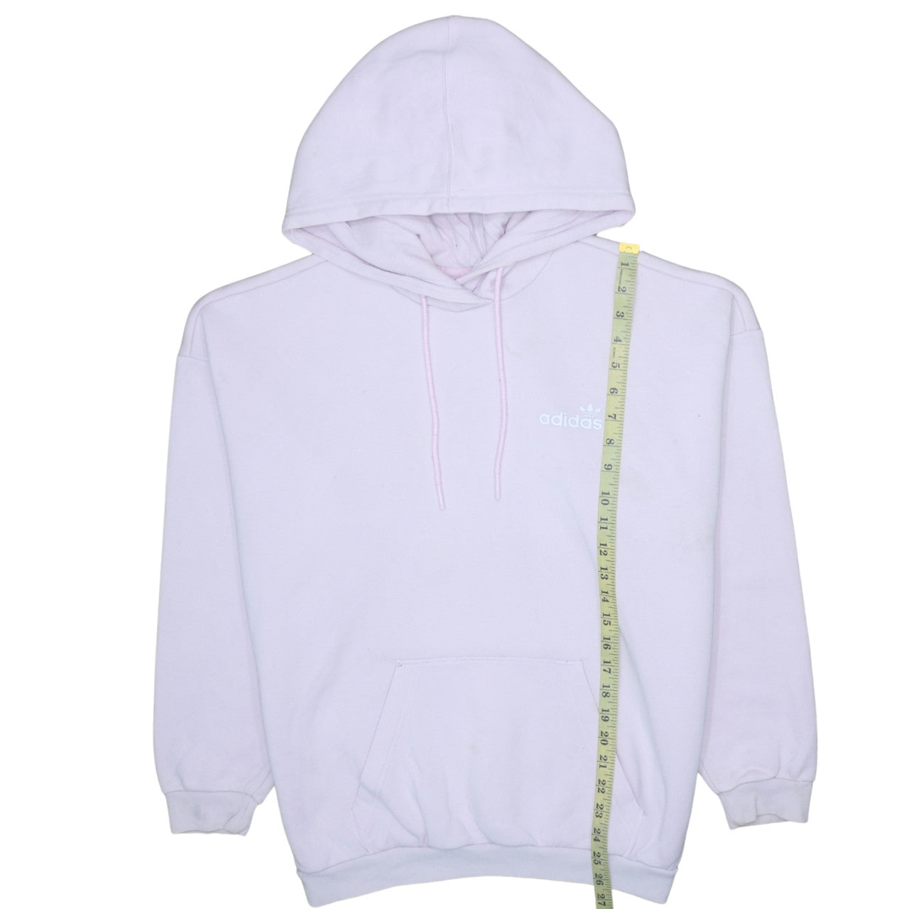 Womens UK Size 12 adidas Pink Pullover Hoodie