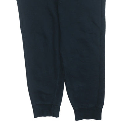 Puma Men's Black L Logo Sweatpants Joggers Elastic Waist