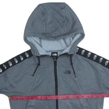 Womens UK Size M The North Face Grey Full Zip Hoodie