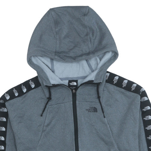 Womens UK Size M The North Face Grey Full Zip Hoodie