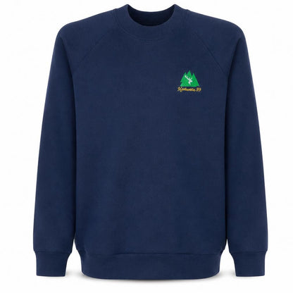 Mens UK Size M Fruit of the Loom Blue Pullover Sweatshirt