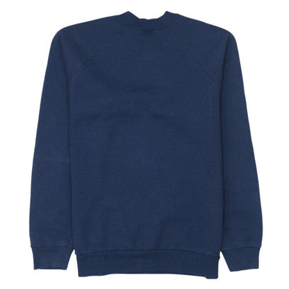 Mens UK Size M Fruit of the Loom Blue Pullover Sweatshirt