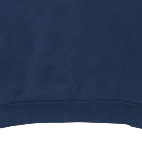 Mens UK Size M Fruit of the Loom Blue Pullover Sweatshirt