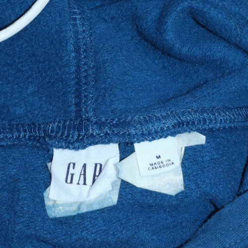 Mens UK Size M Gap Blue Pullover Hoodie