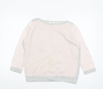 Jasper Conran Women’s Beige Knit Pullover Jumper Size 14
