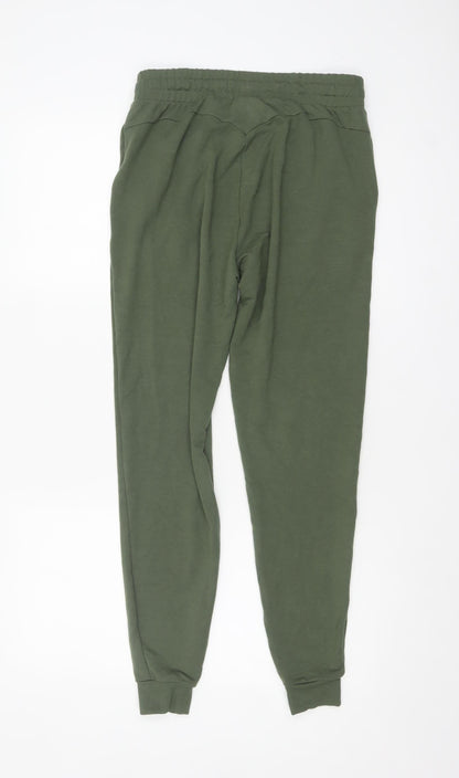 Gymshark Women’s Green Jogger Trousers Size S Elastic Waist