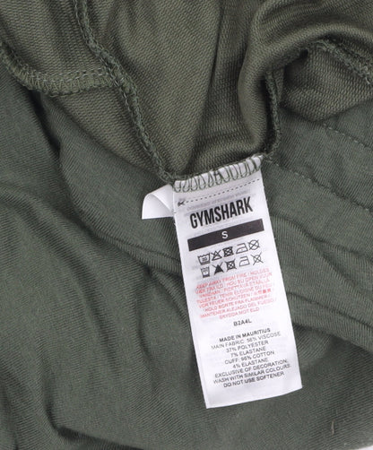 Gymshark Women’s Green Jogger Trousers Size S Elastic Waist