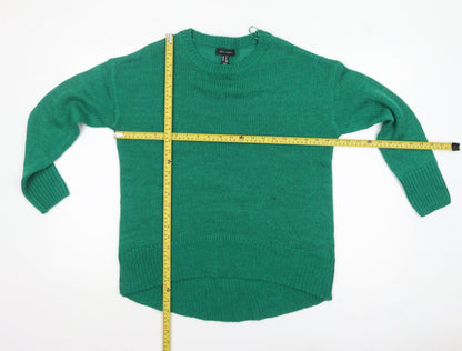 New Look Women’s Green Acrylic Knit Pullover Jumper Size M