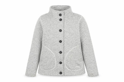 Rohan Women's Grey Fleece Button Jacket Size S Outdoor Casual