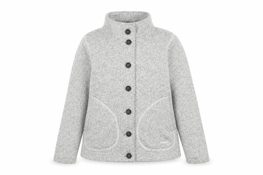 Rohan Women's Grey Fleece Button Jacket Size S Outdoor Casual