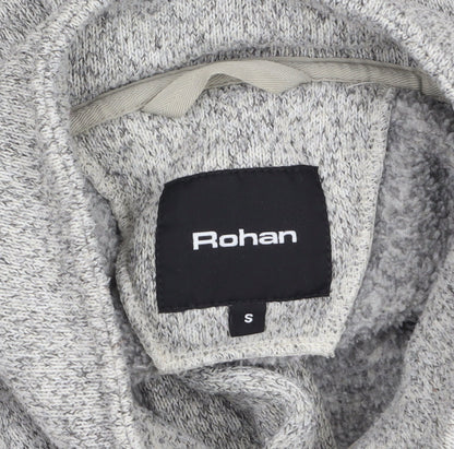 Rohan Women's Grey Fleece Button Jacket Size S Outdoor Casual