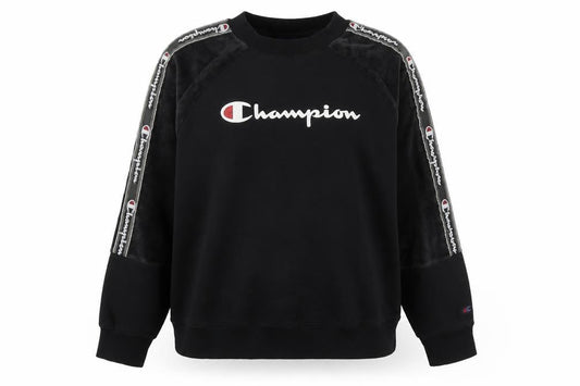 Womens UK Size XL Champion Black Pullover Sweatshirt