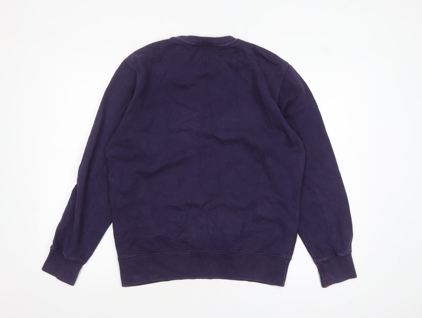 Mens UK Size L Champion Purple Pullover Sweatshirt