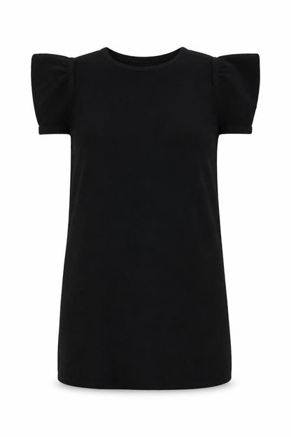 JCL Women’s Black Cold Shoulder Knit Pullover Jumper One Size