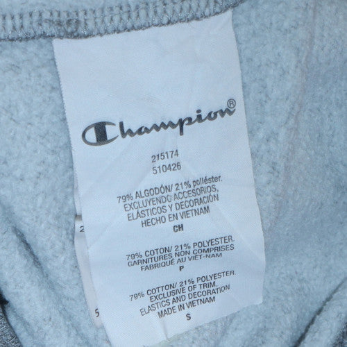 Mens UK Size S Champion Grey Pullover Hoodie