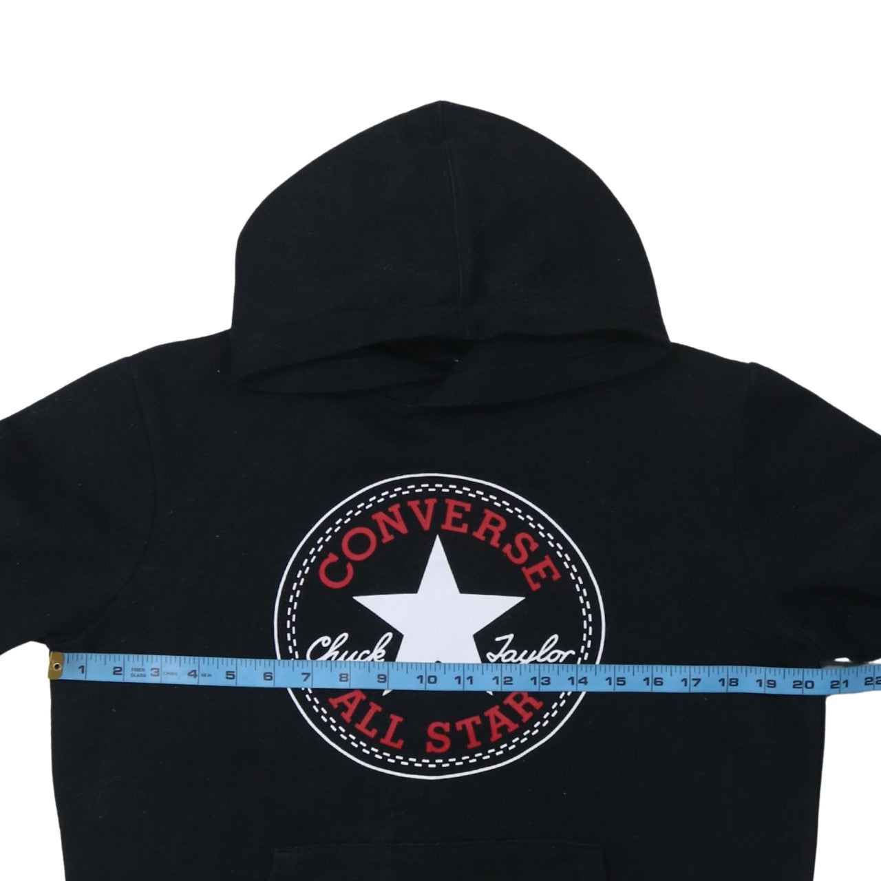 Teens UK Size XL Converse Black Pullover Hoodie