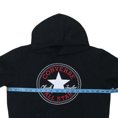 Teens UK Size XL Converse Black Pullover Hoodie
